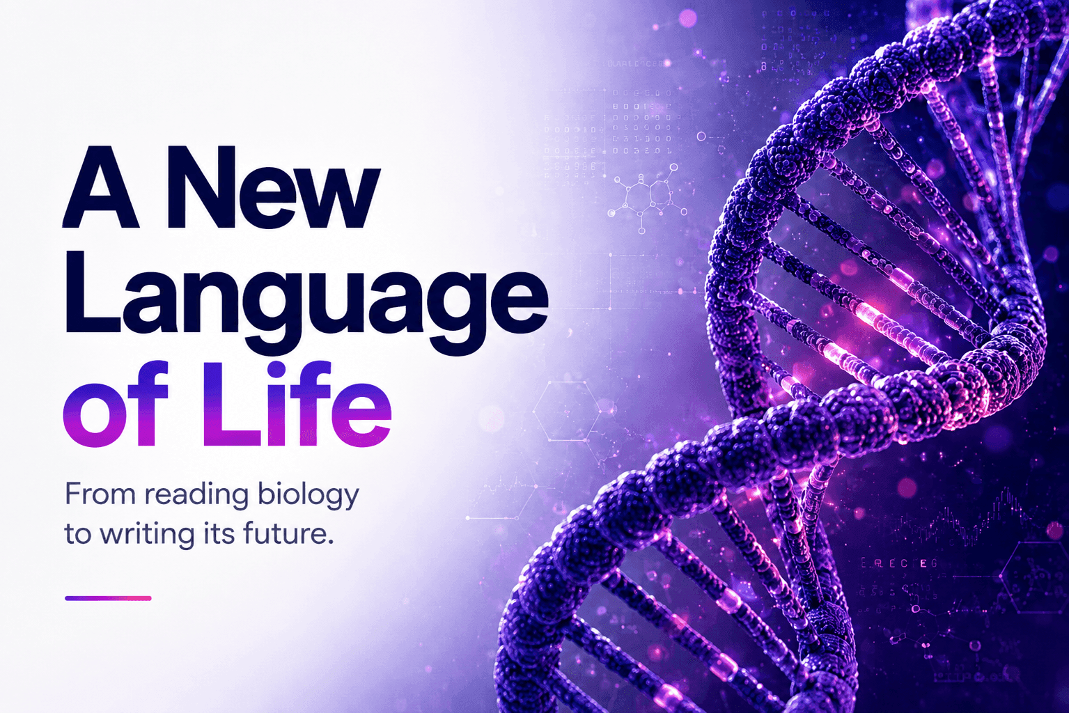 Biology is entering a new era where AI, predictive modelling and engineering are making it possible to design living systems.
